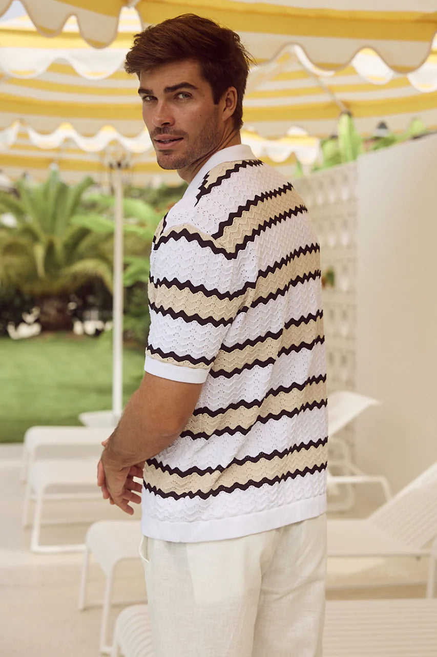 Otto Shirt White/Sand