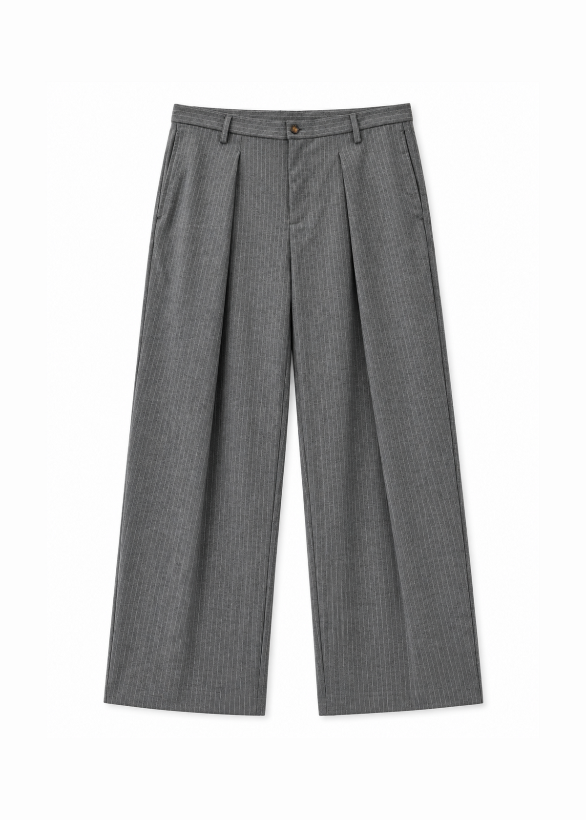 Josh Baggy Pant Grey Pinstripe