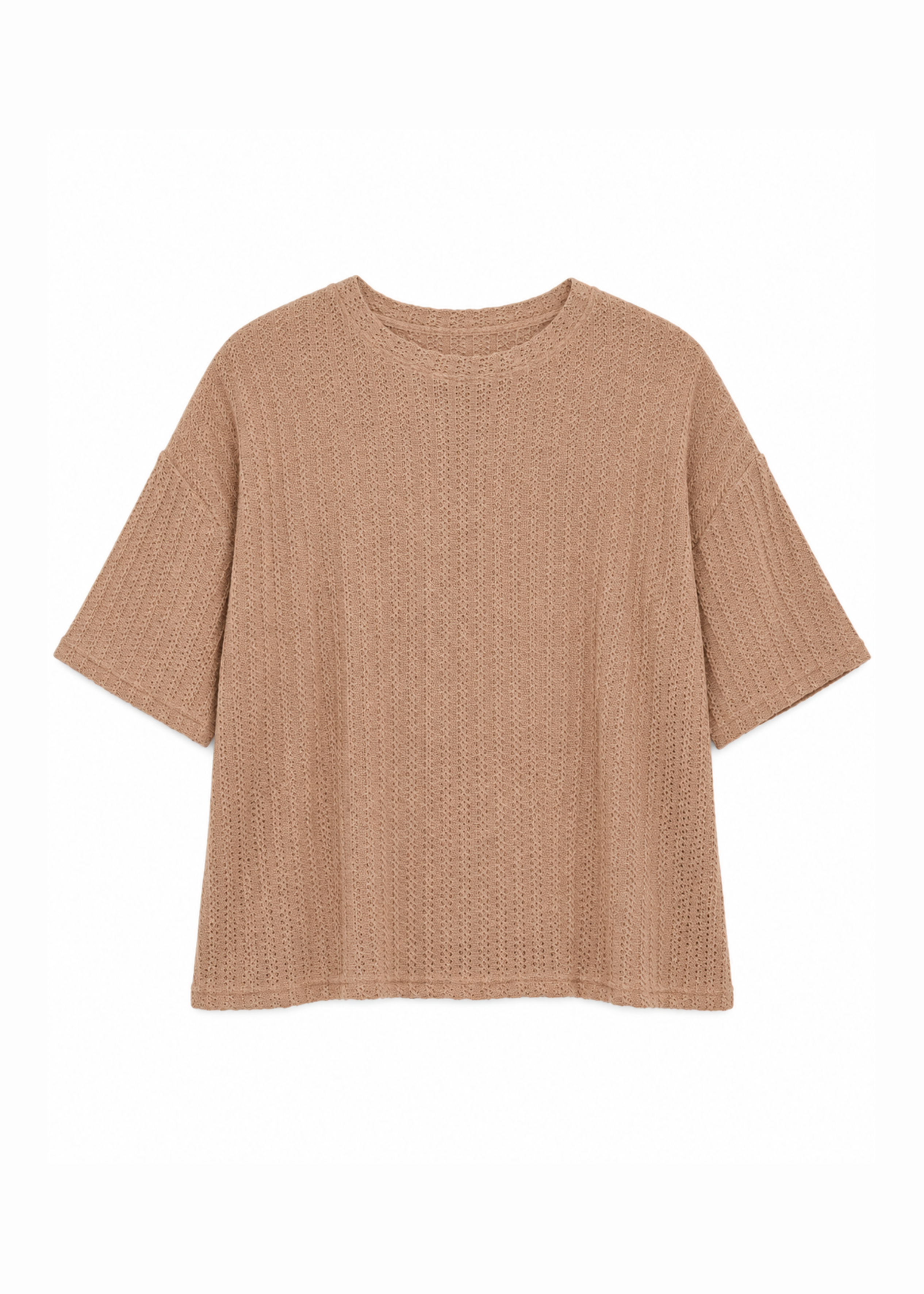 Vinnie Two Thread Stitch Tee Choc