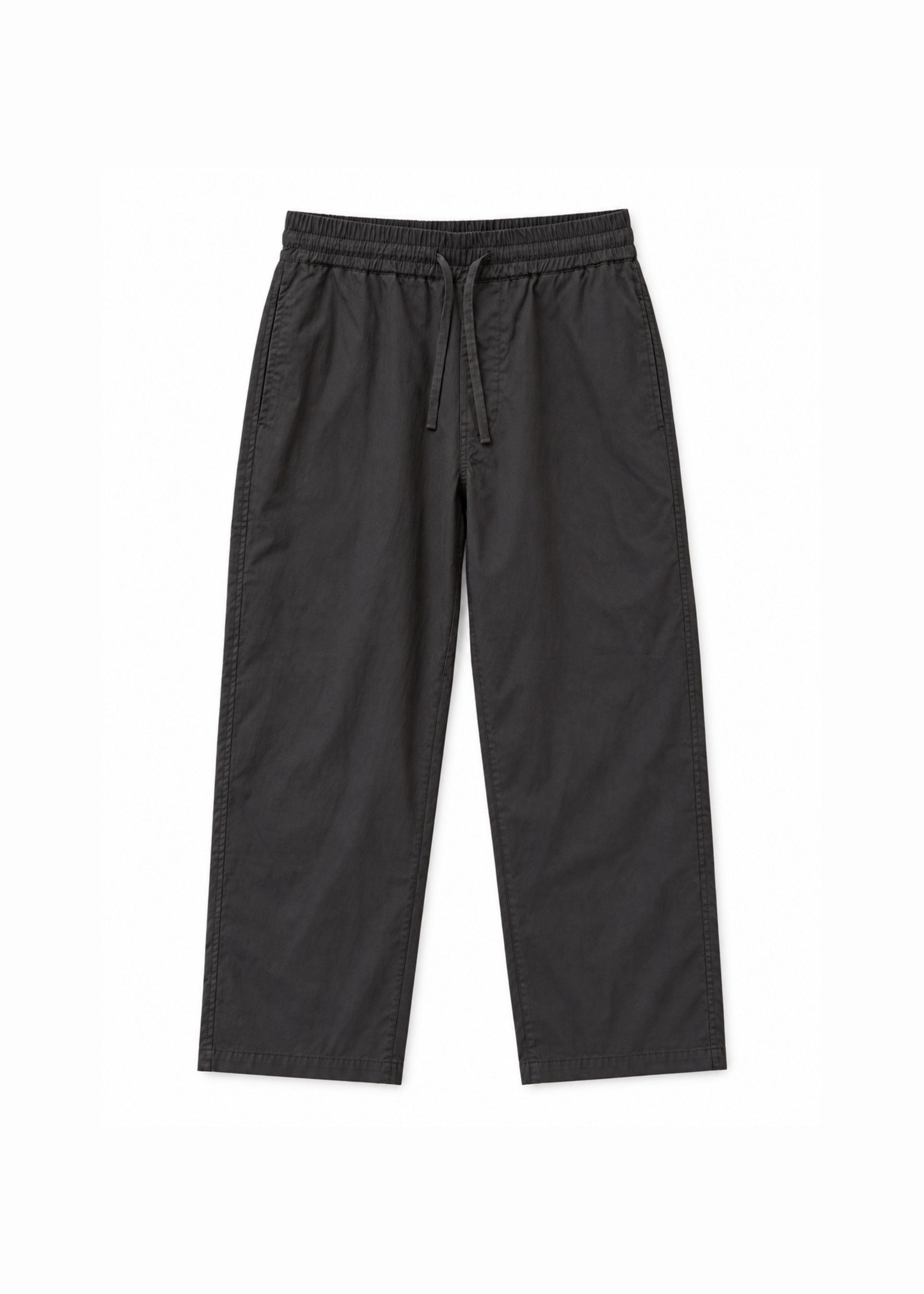 Cal Straight Cotton Pant Black