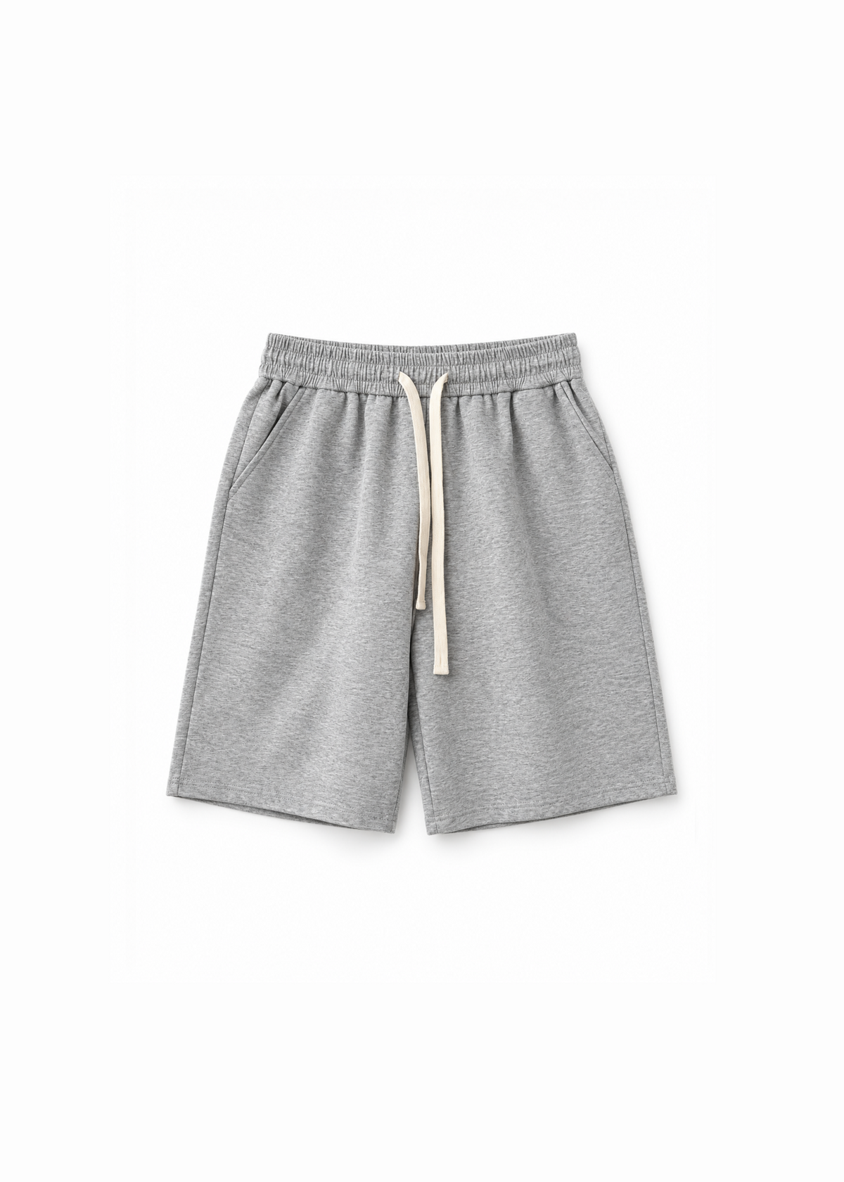 Drop Cotton Short Grey