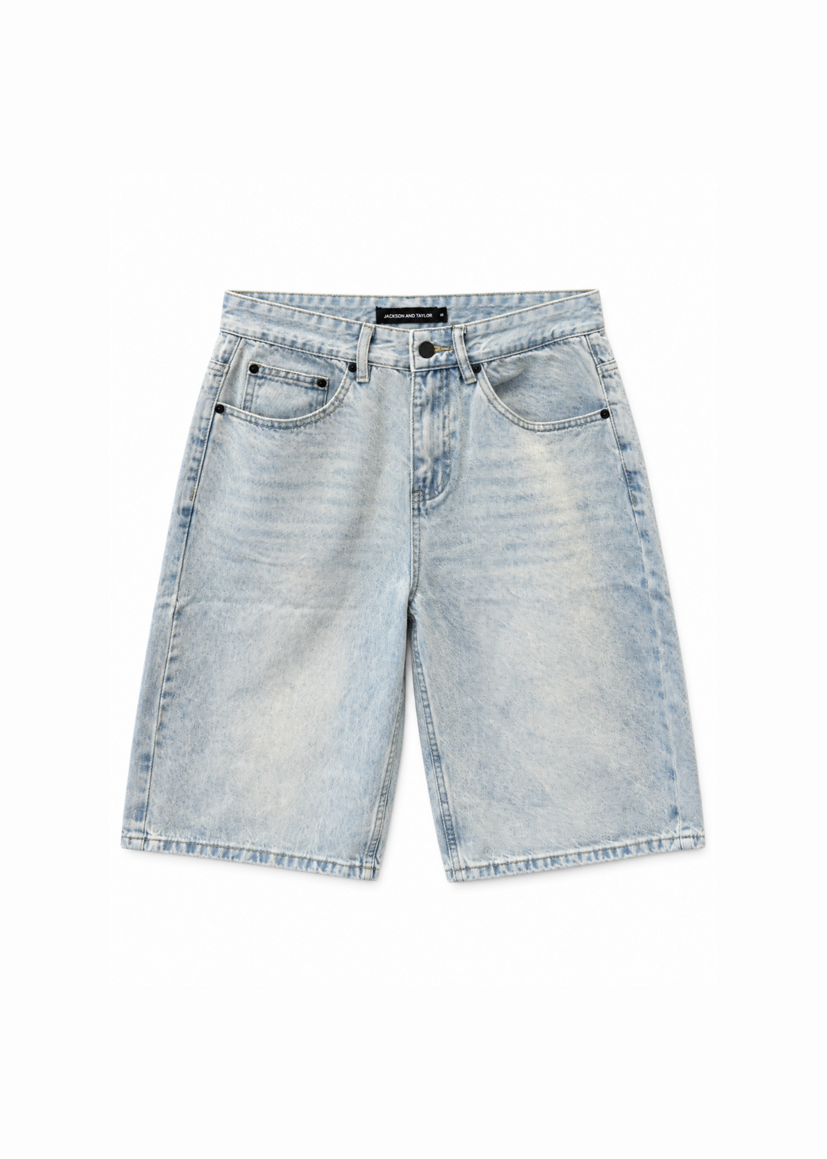 Flint Baggy Denim Jort Light