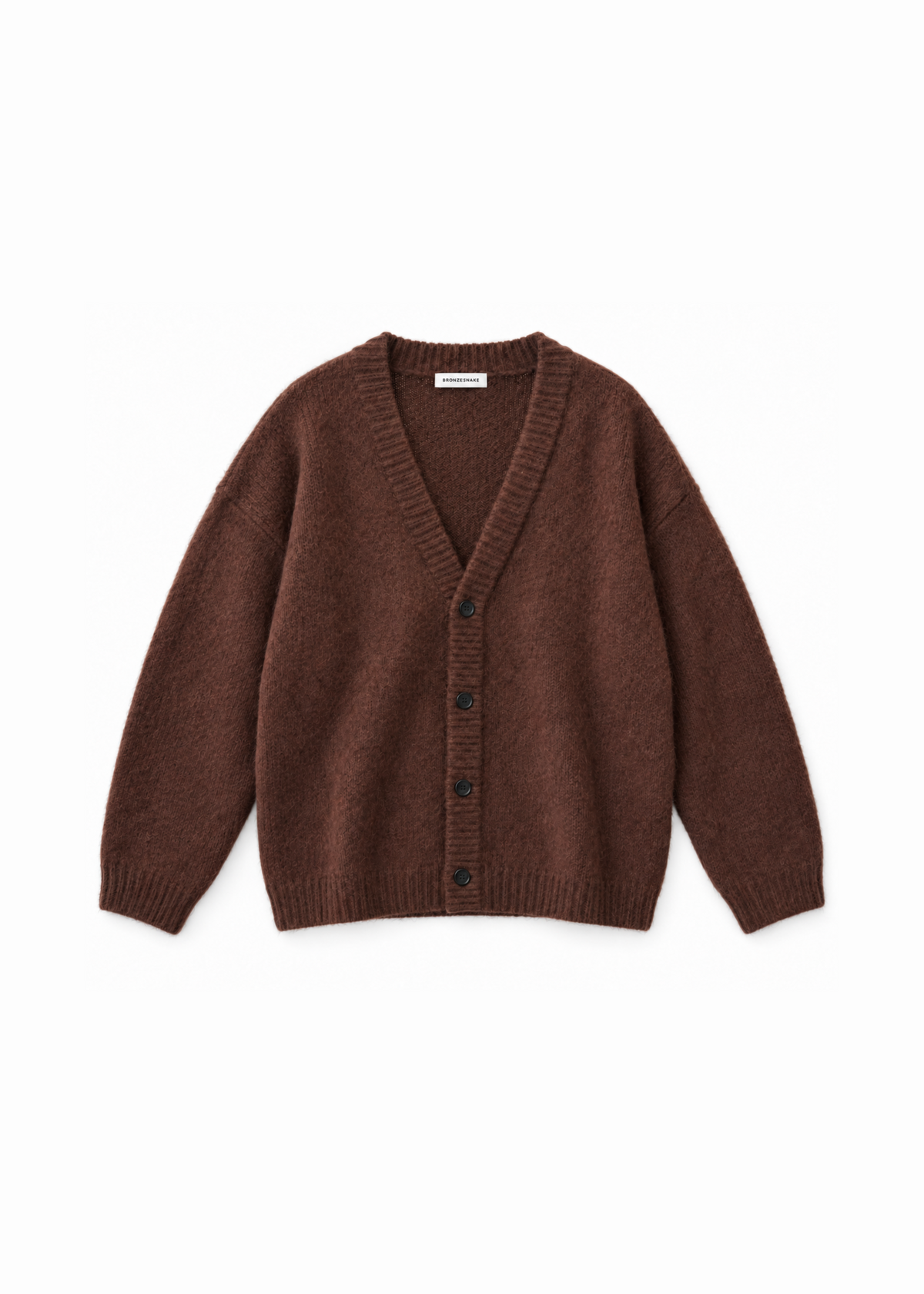 Knitted Oversize Cardigan Choc