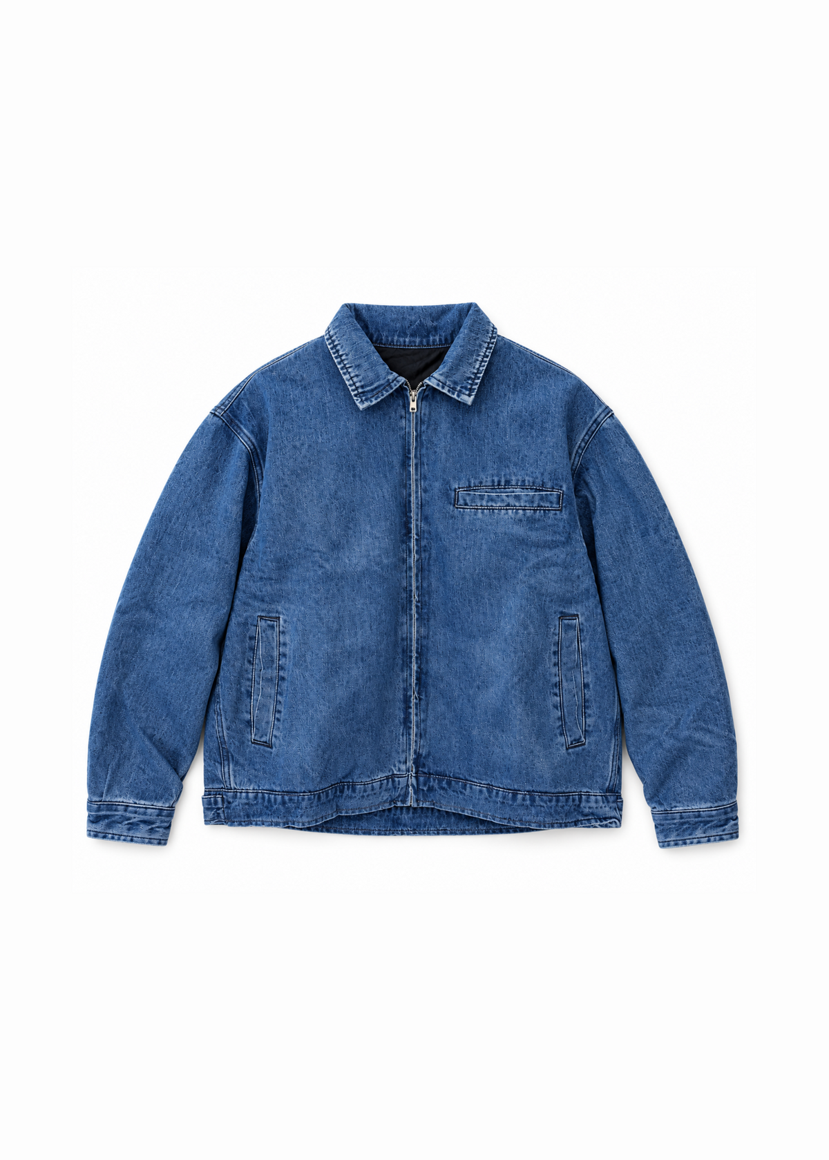NTH Denim Lined Jacket Blue