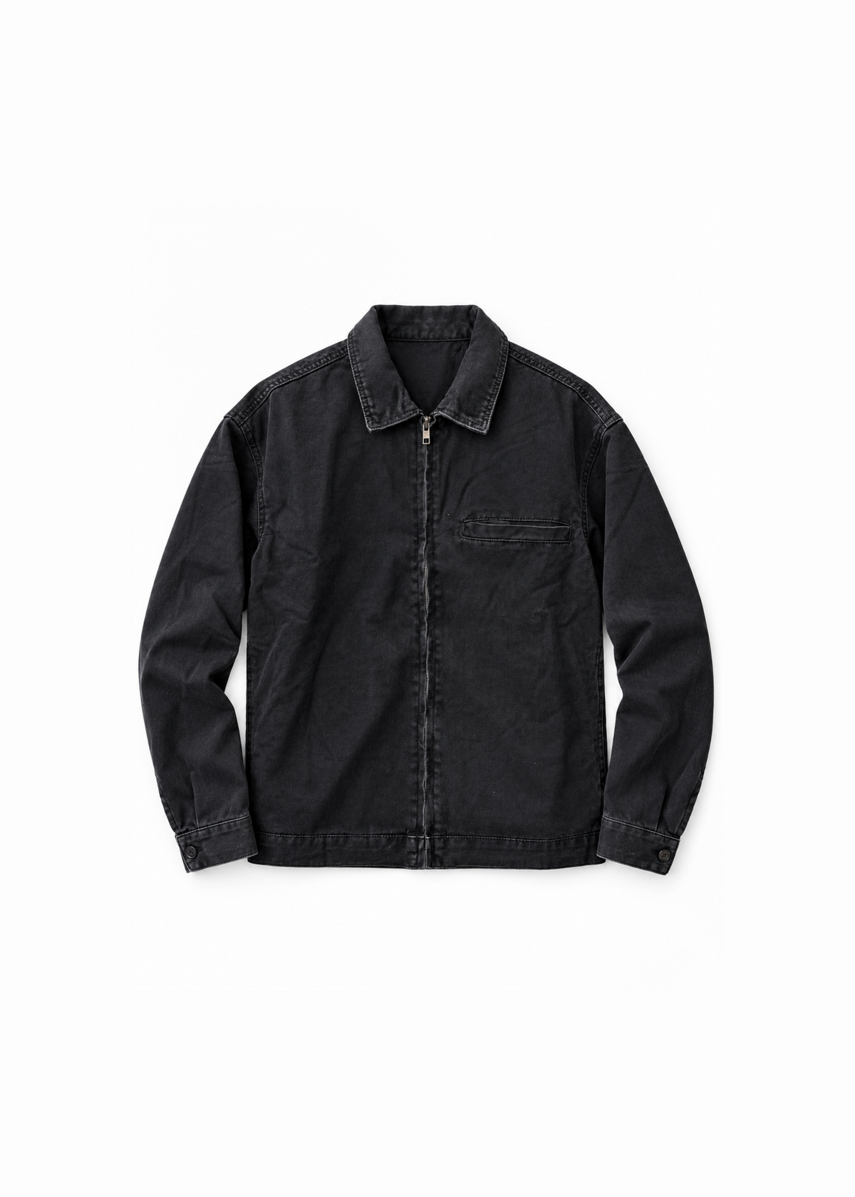 NTH Denim Lined Jacket Black