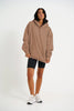 Unisex Roman Oversize Hoodie Choc