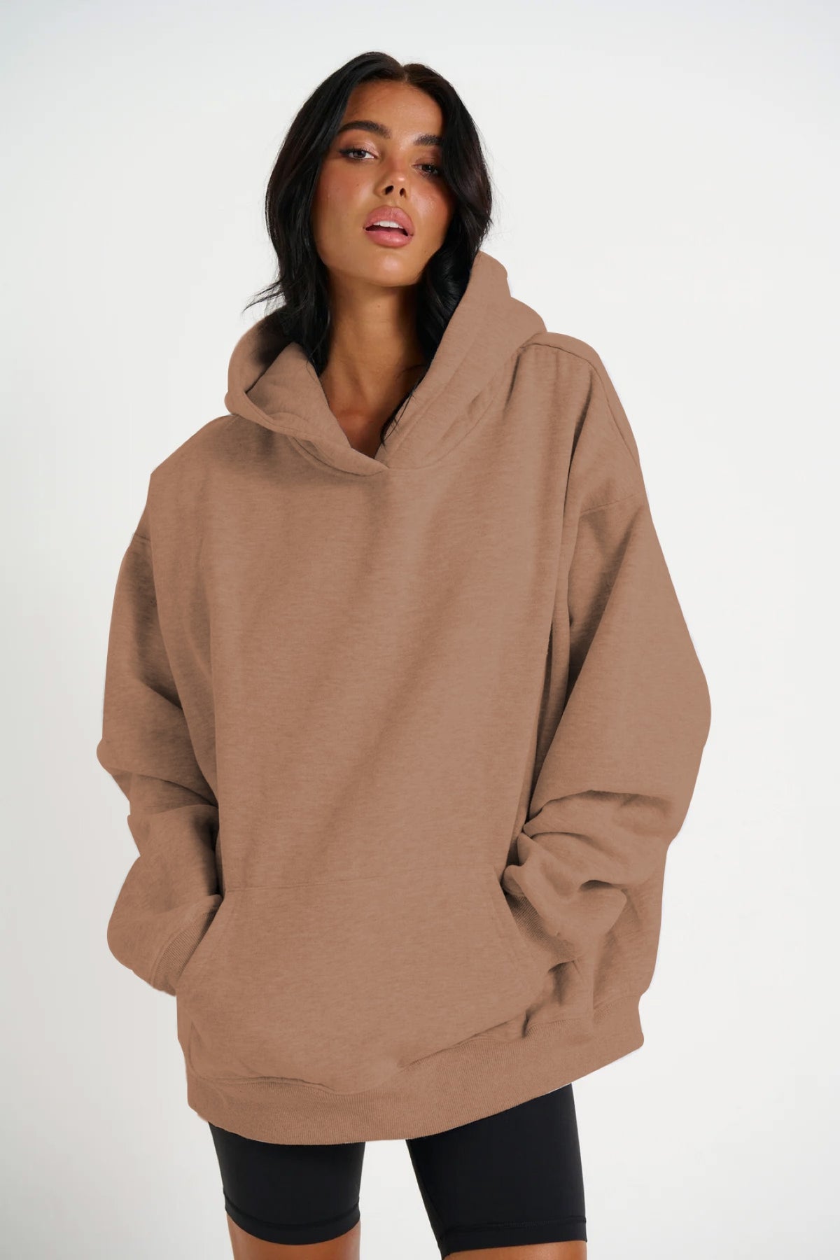 Unisex Roman Oversize Hoodie Choc