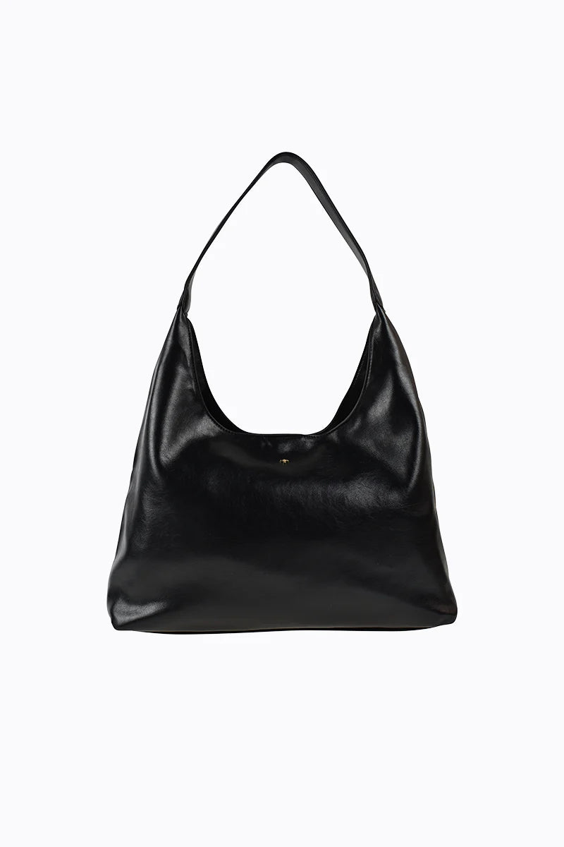 Jami Slouch Tote Black Crinkle