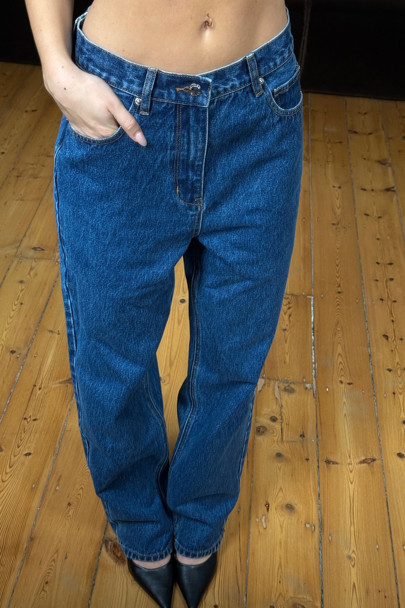 Kassandra Straight Leg Jean Blue