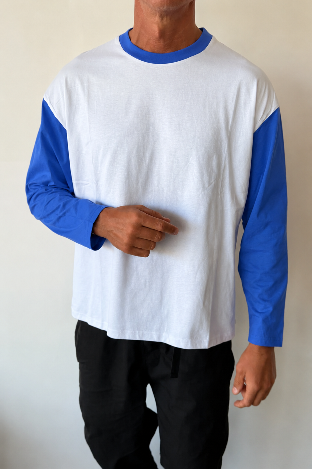 Raglan Long Sleeve Blue