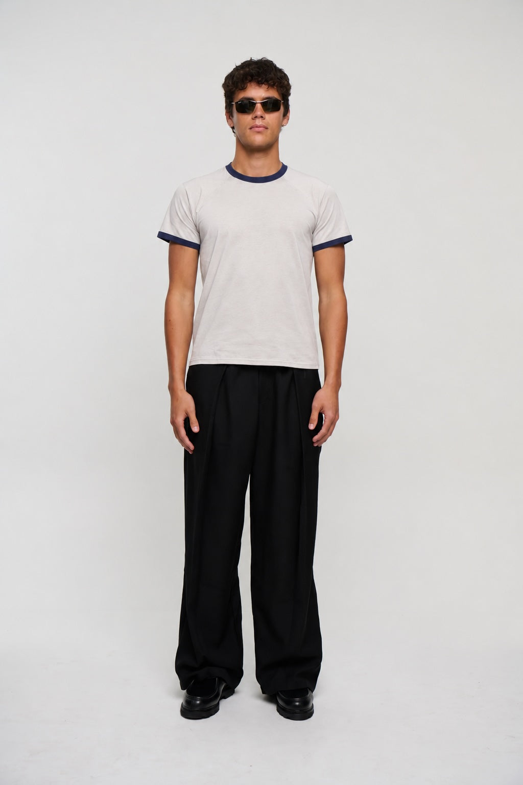Charlie Ringer Tee Light Grey