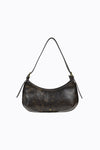 Cari Shoulder Bag Choc Distressed