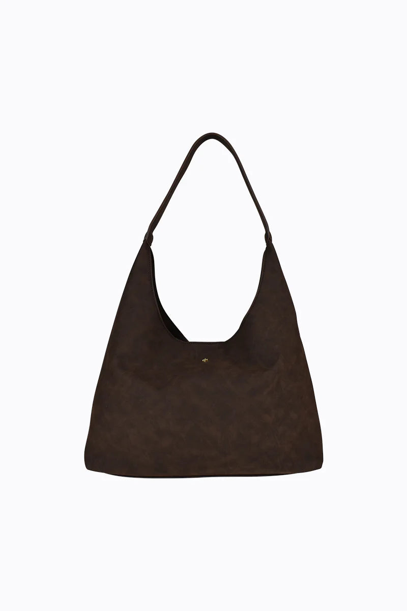 Jami Slouche Tote Chocolate Suede