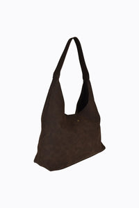 Jami Slouche Tote Chocolate Suede