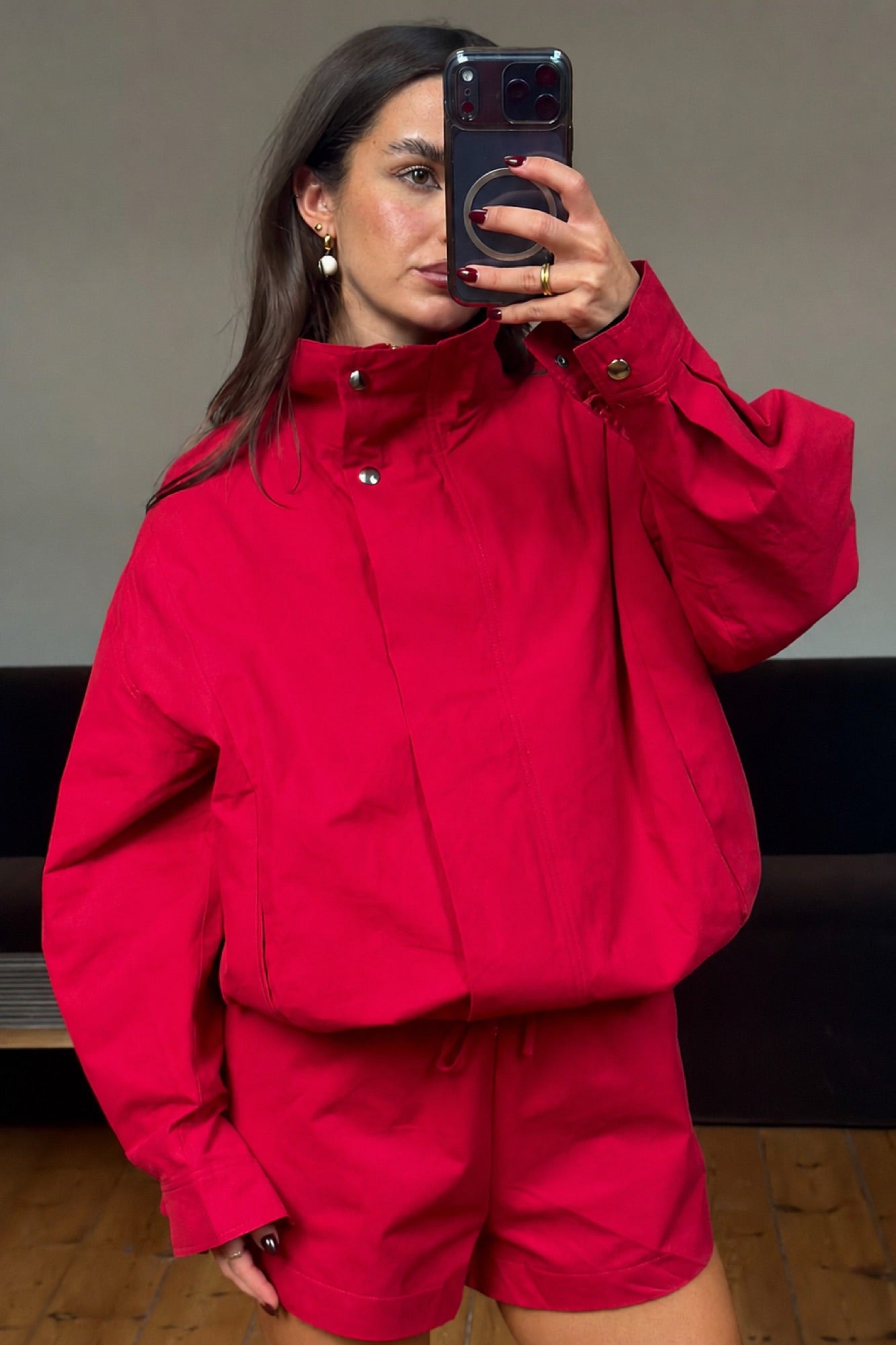 Graya Jacket Crimson