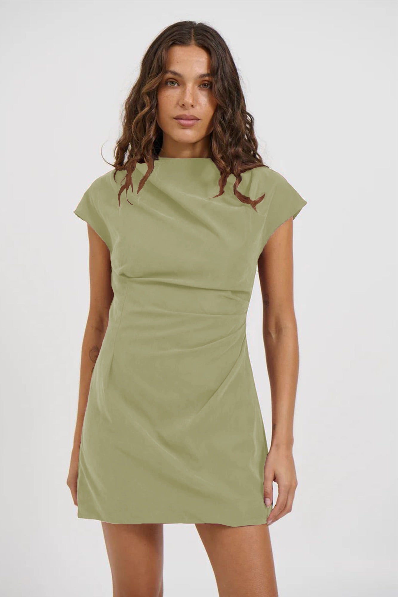 Ziah Mini Dress Matcha