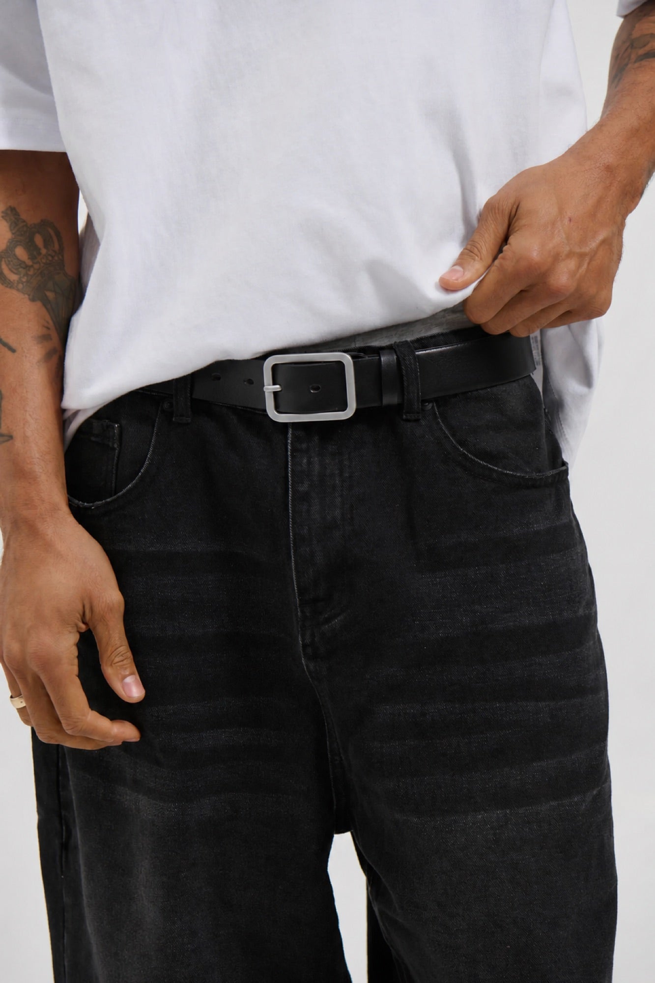 Leather Belt Black