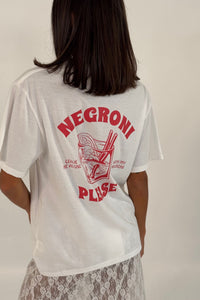 Negroni Please Tee White