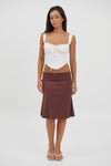 Nassia Skirt Chocolate