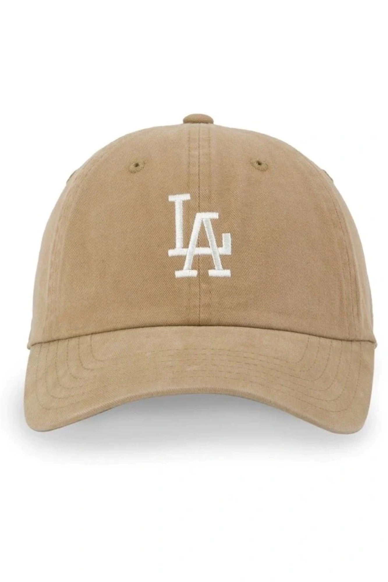 LA Raglan Wash Icon Logo Cap Faded Khaki