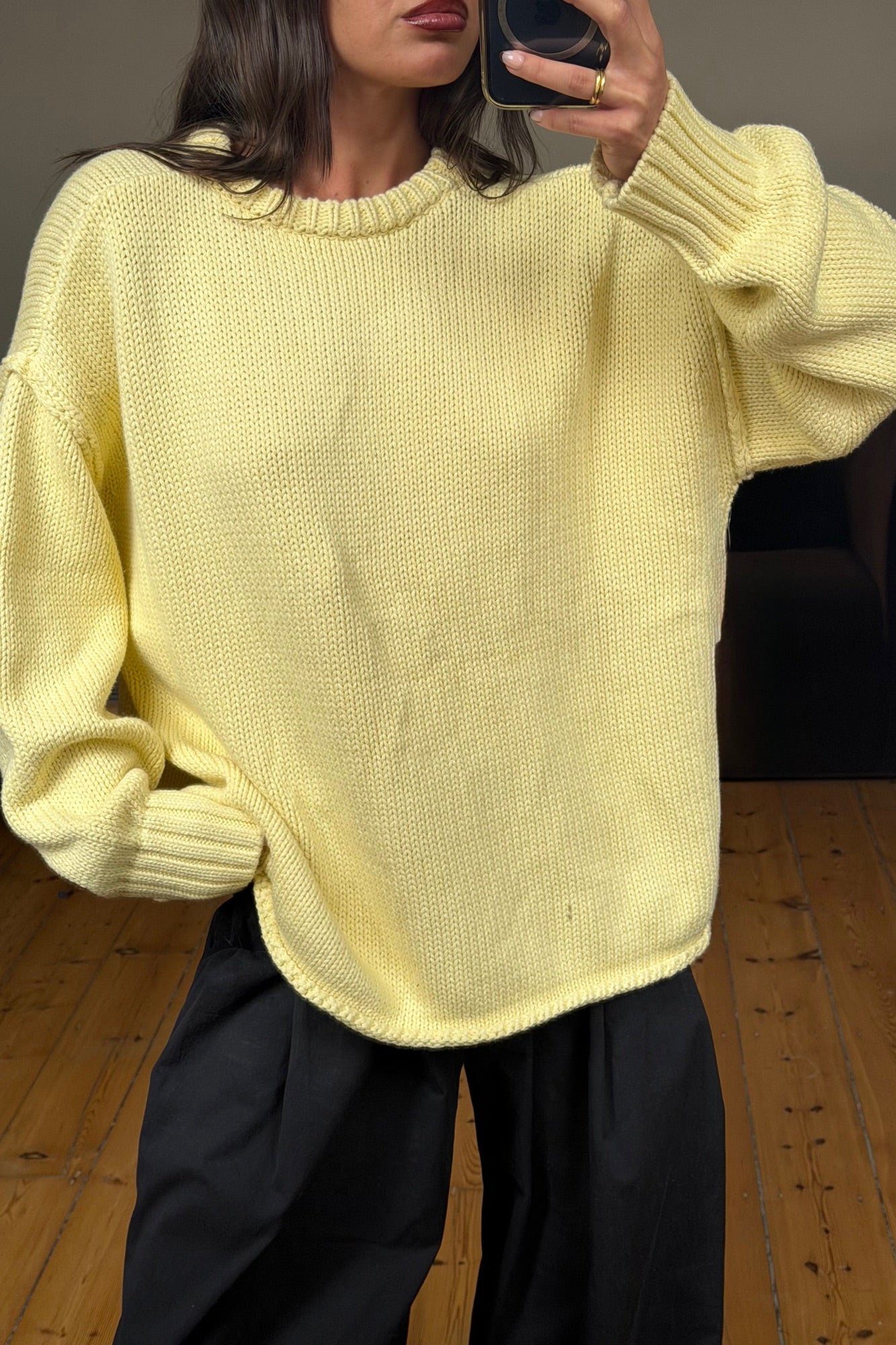 Nikova Knit Jumper Lemon