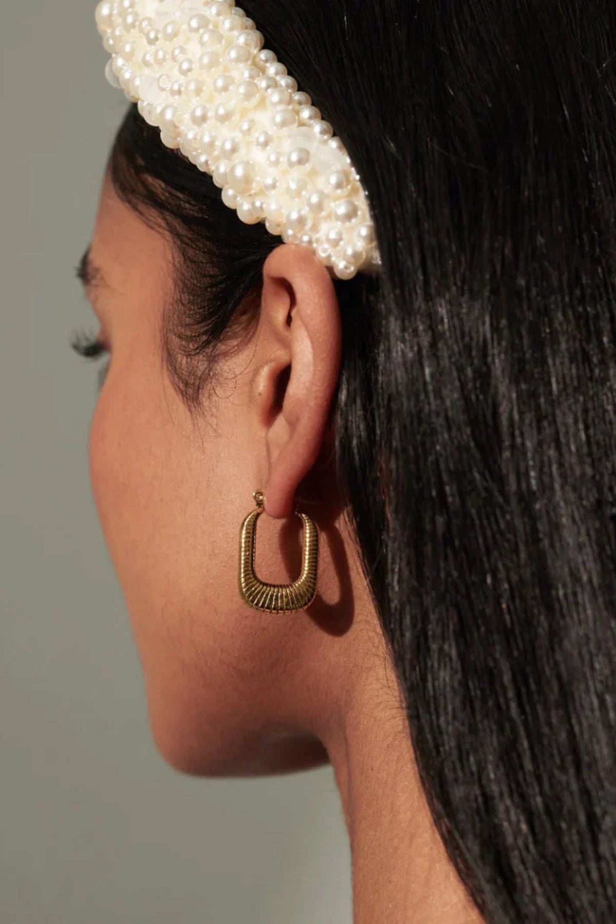 Swirl Coil Gold Plated Earrings