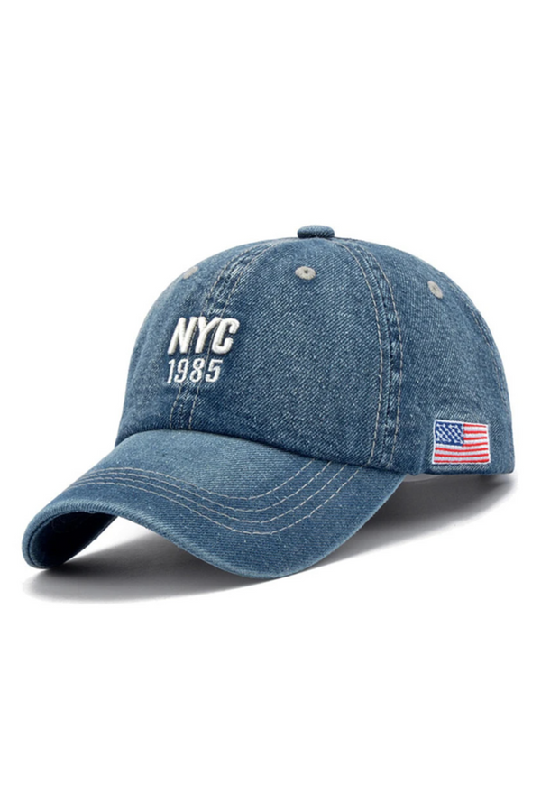 NYC Denim Cap Blue