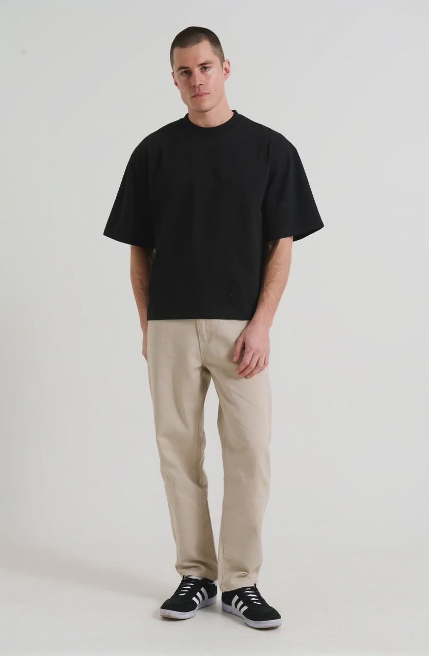 Emmett Box Tee Black - AI Generated