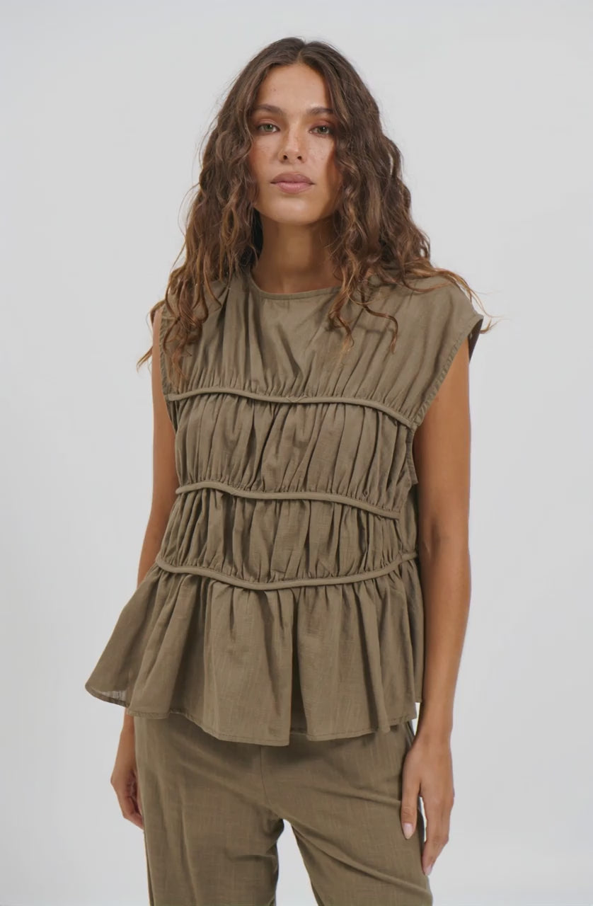 Cara Set Khaki - AI Generated