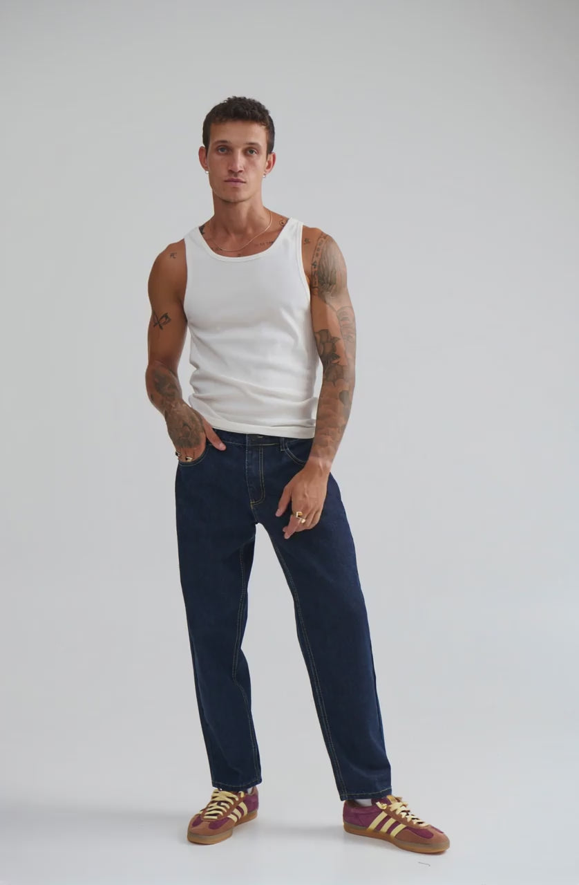 Shaun Regular Classic Denim Indigo - AI Generated