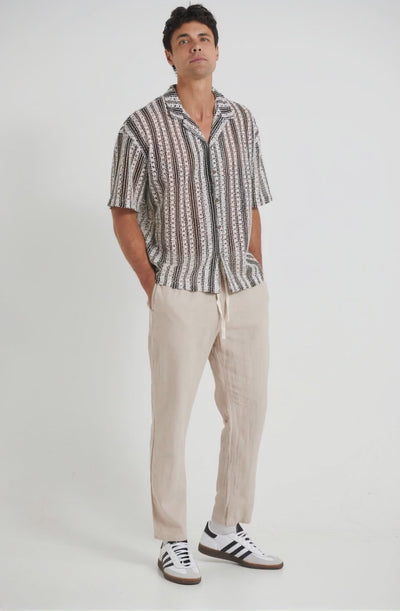 NTH Linen Pant Oat - AI Generated