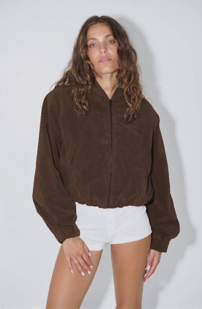 Clara Bomber Chocolate - AI Generated