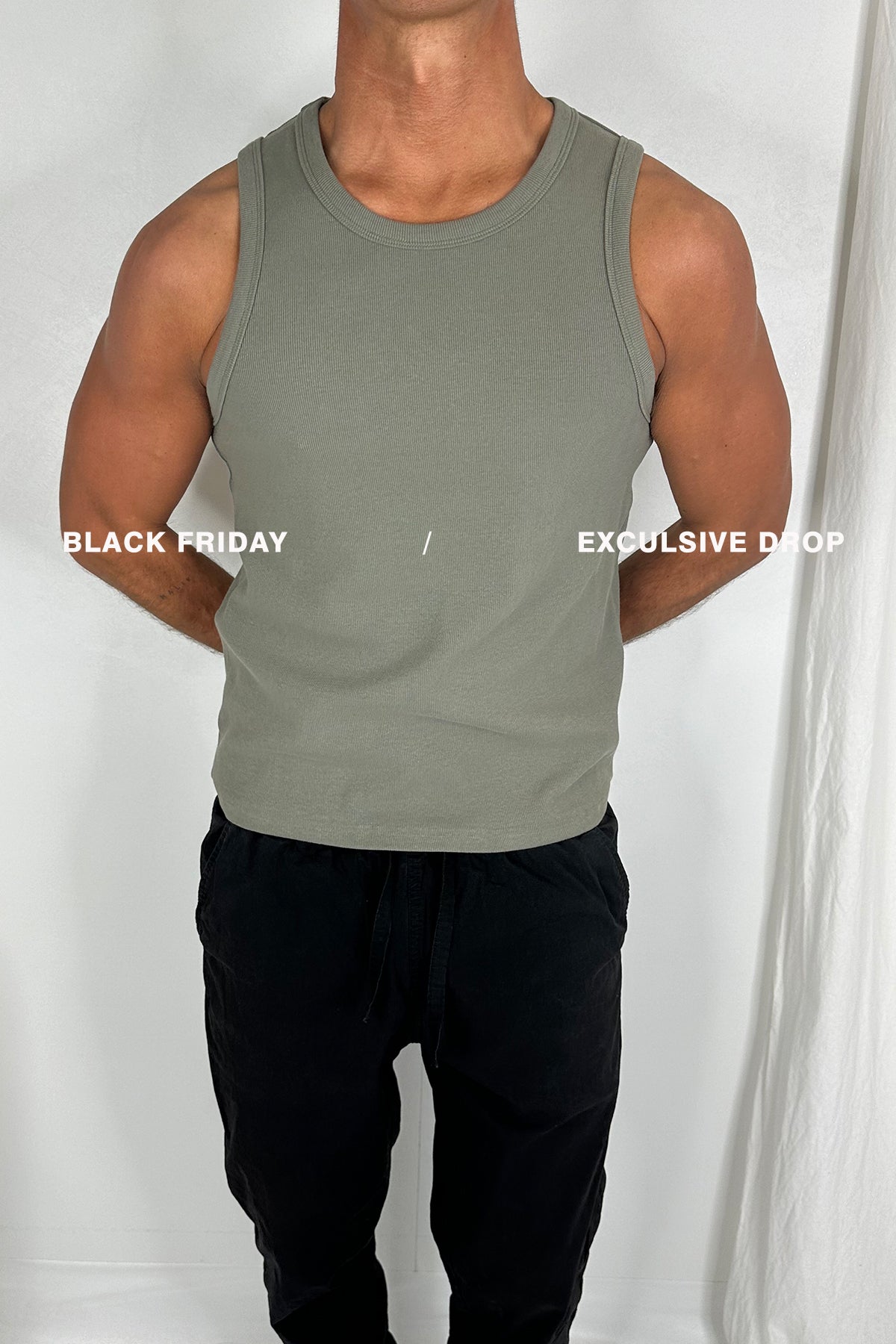 Declan Fitted Tank Army