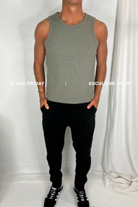 Declan Fitted Tank Army