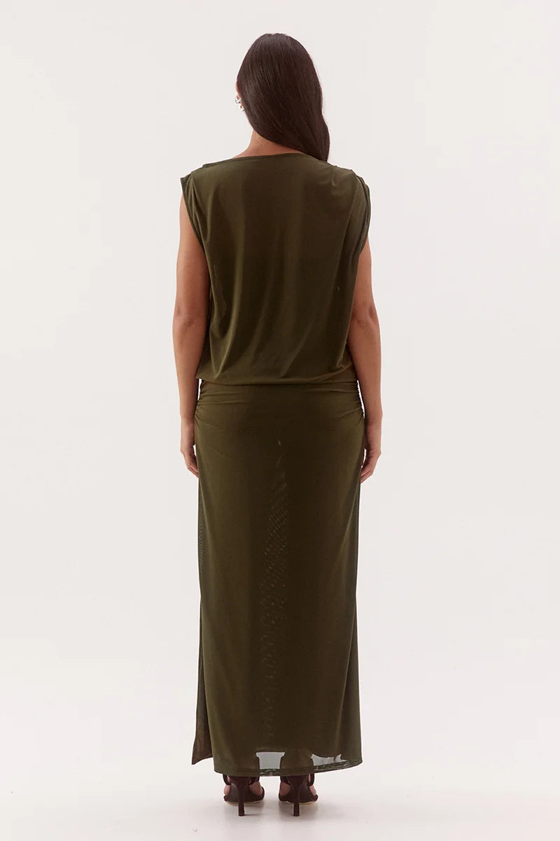 Selen Dress Olive