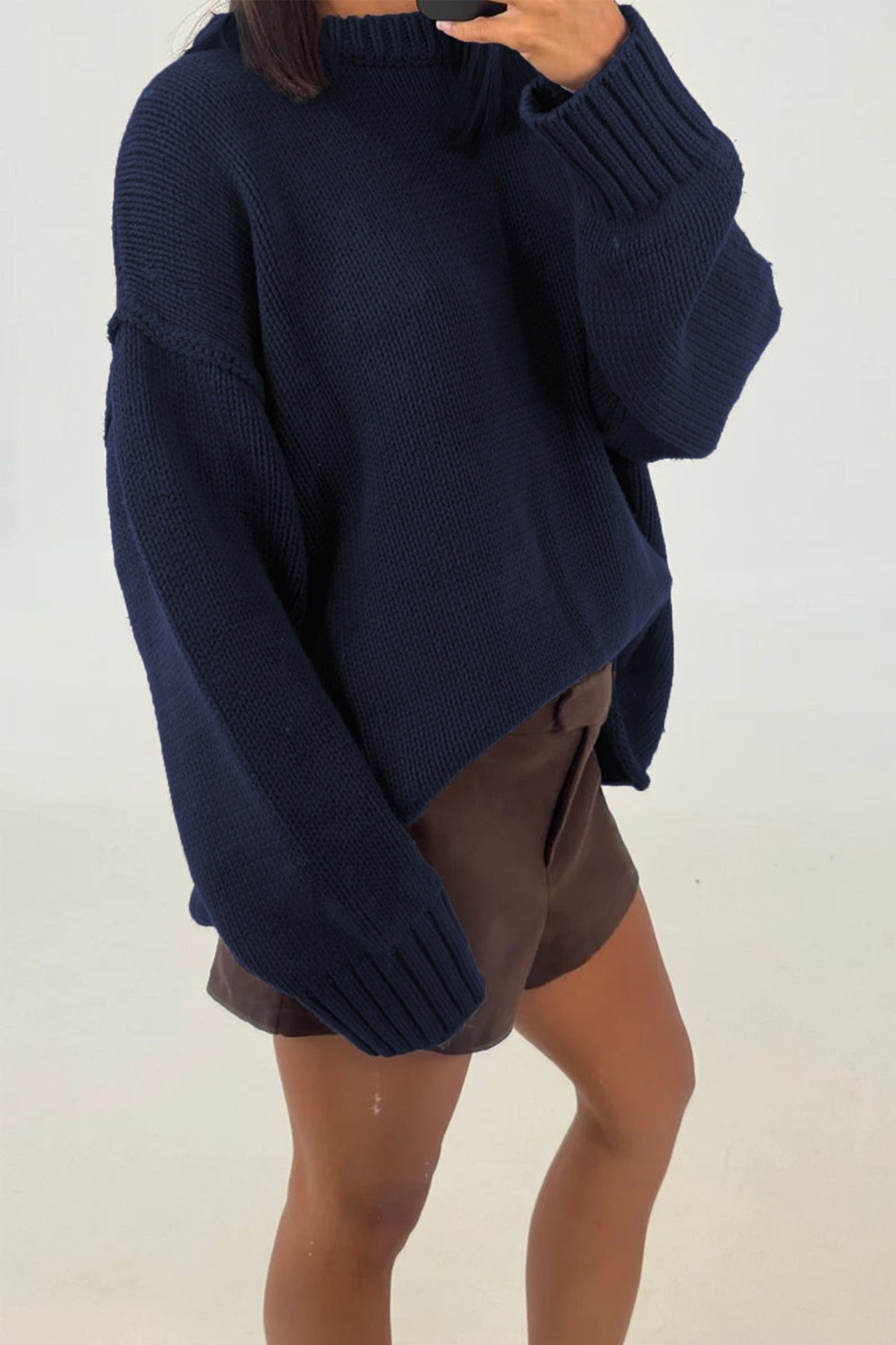 Nikova Knit Jumper Navy