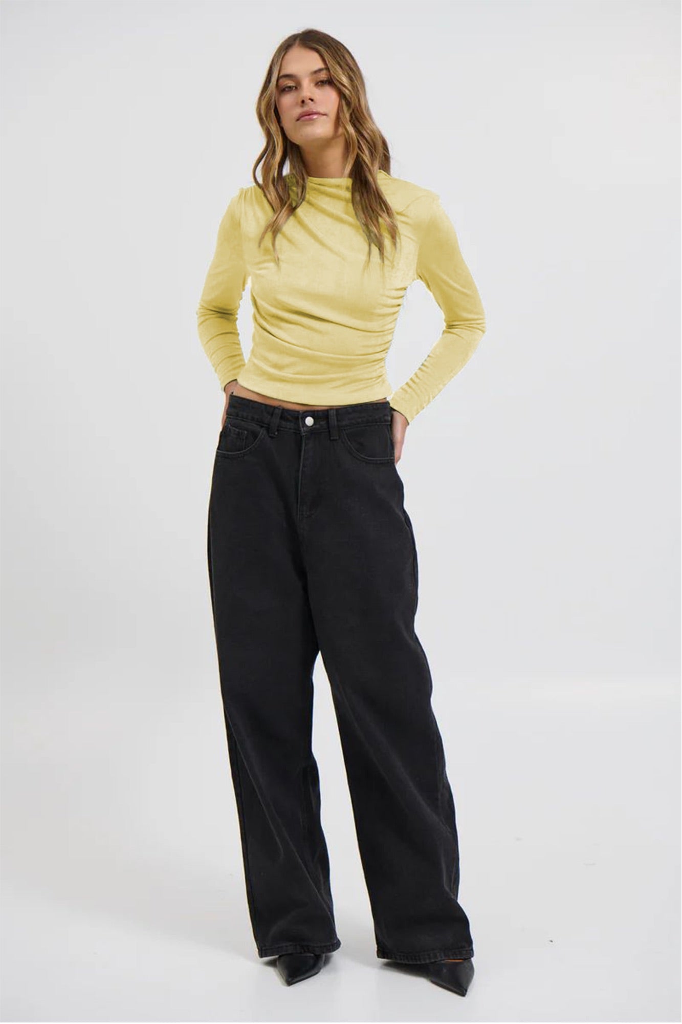 Jelani Long Sleeve Lemon