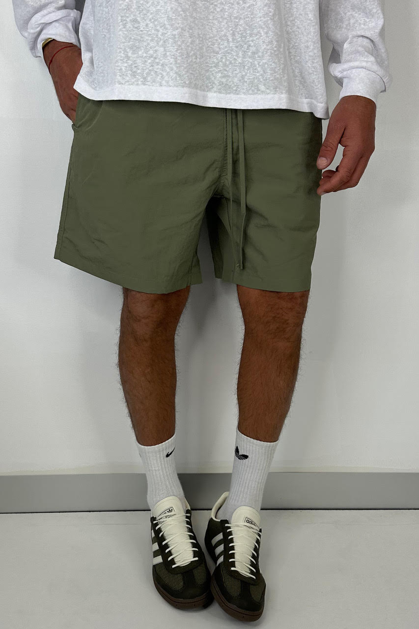 Nylon Walk Short Khaki