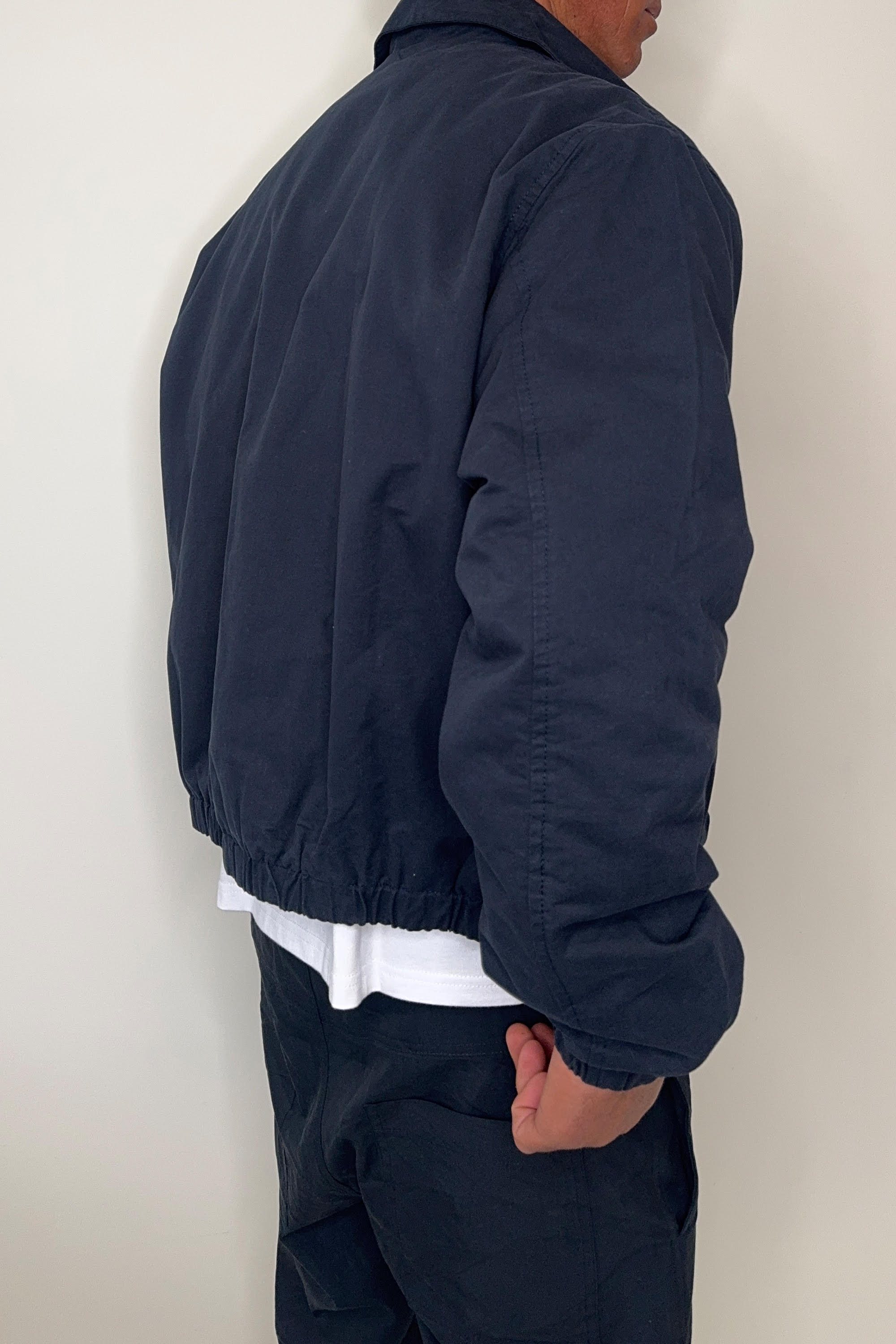 Charlie Soft Cotton Bomber Navy