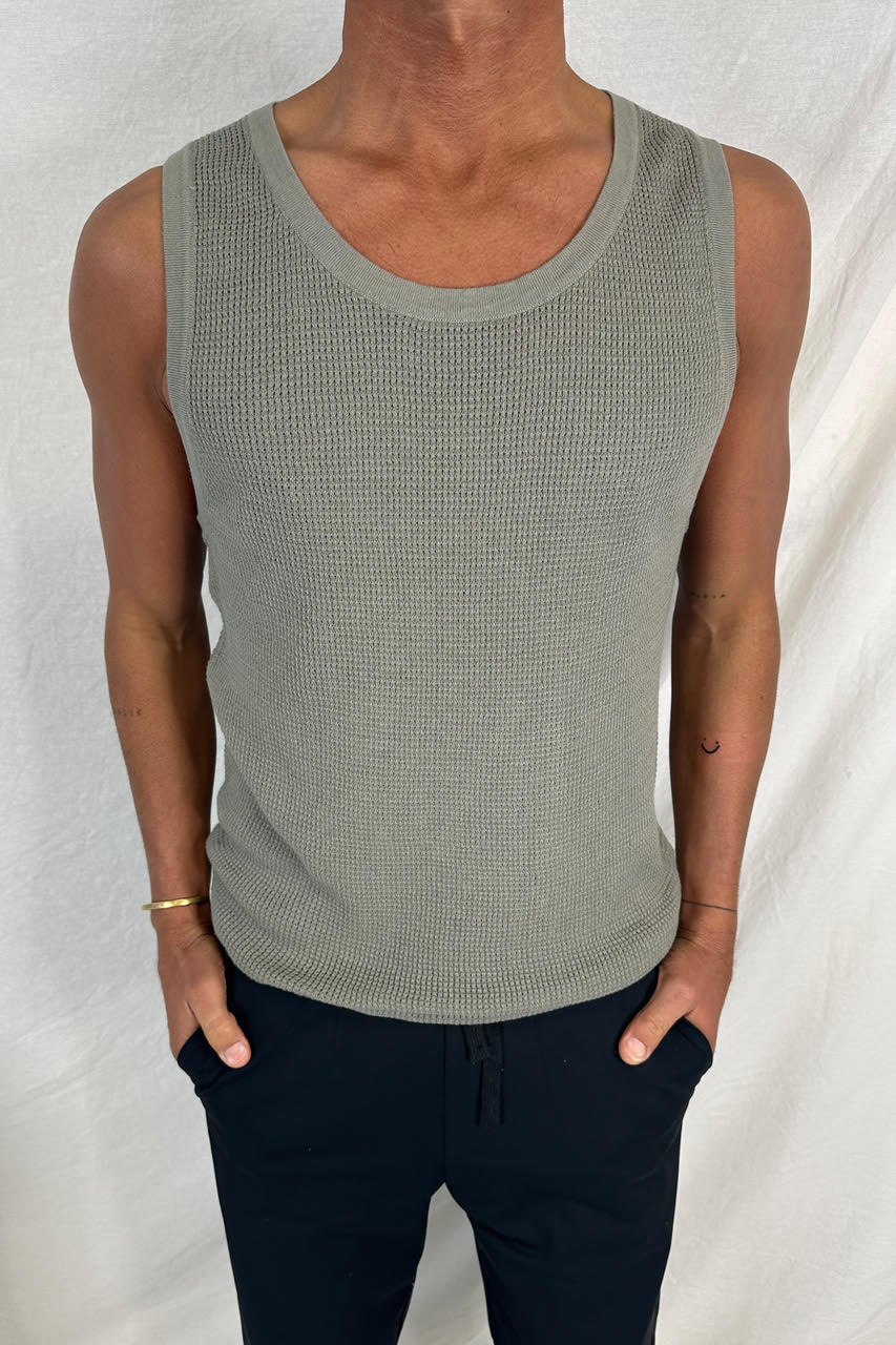 NTH Knit Tank Army