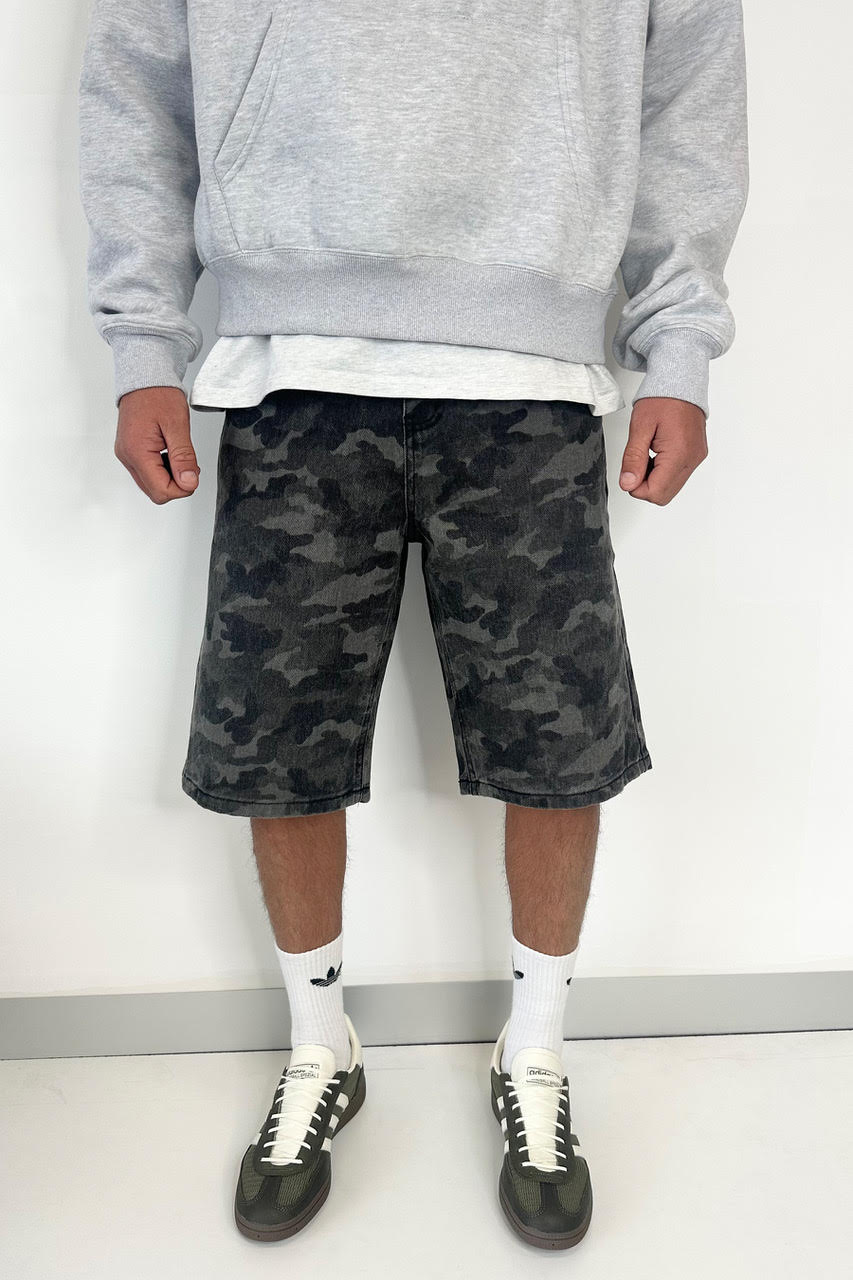 Camo Baggy Short Khaki
