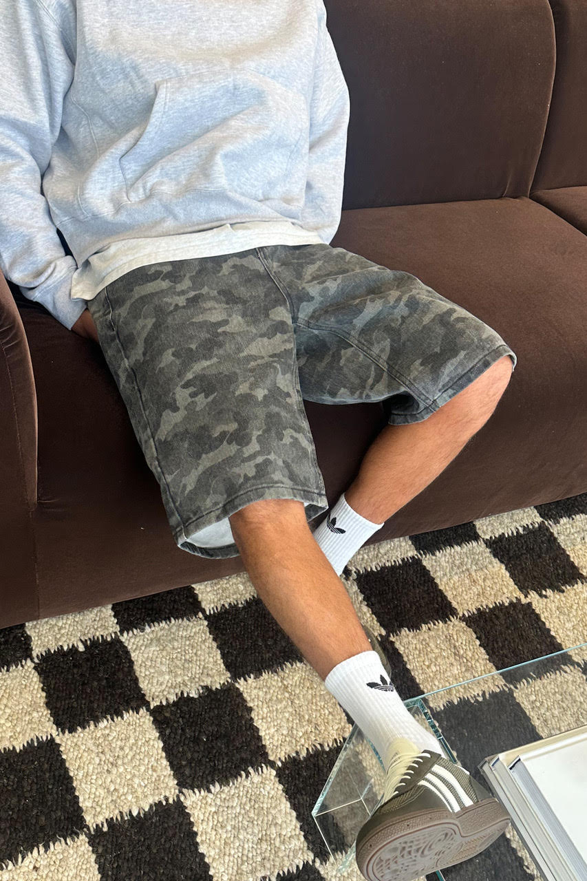 Camo Baggy Short Khaki