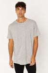 Nth Soft Wash Tee Cotton Grey Marle