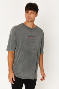 Washed Tee Melbourne Grey