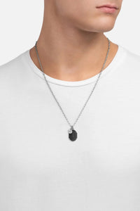 Miansai Conception Cable Chain Necklace Sterling Silver/Gray