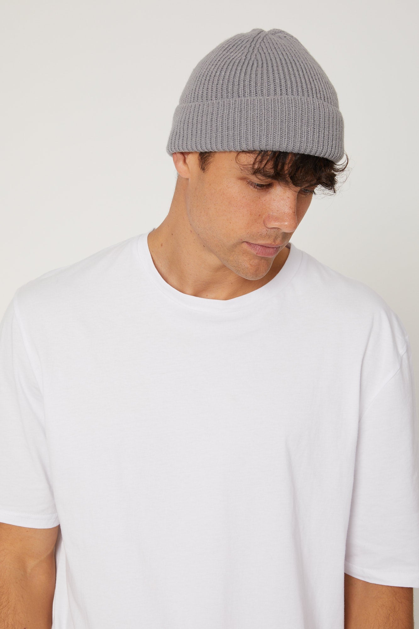 Folded Beanie Grey - Gift