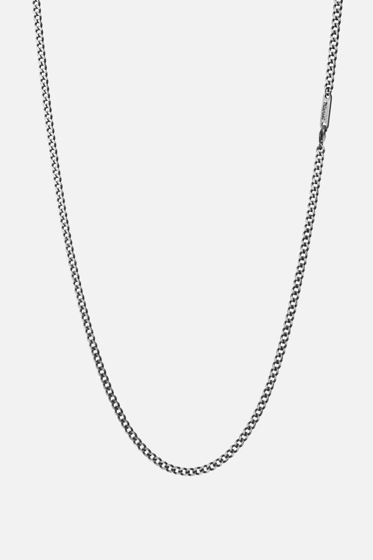 Miansai 3mm Cuban Chain Necklace Sterling Silver
