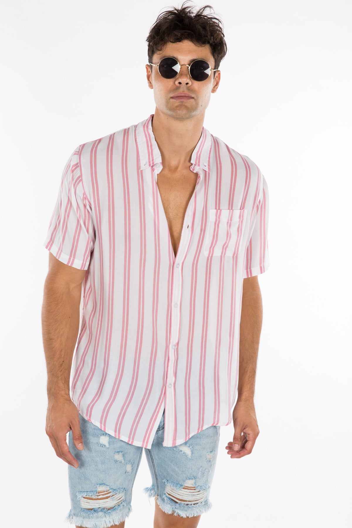 Jack Boating Candy Stripe Shirt