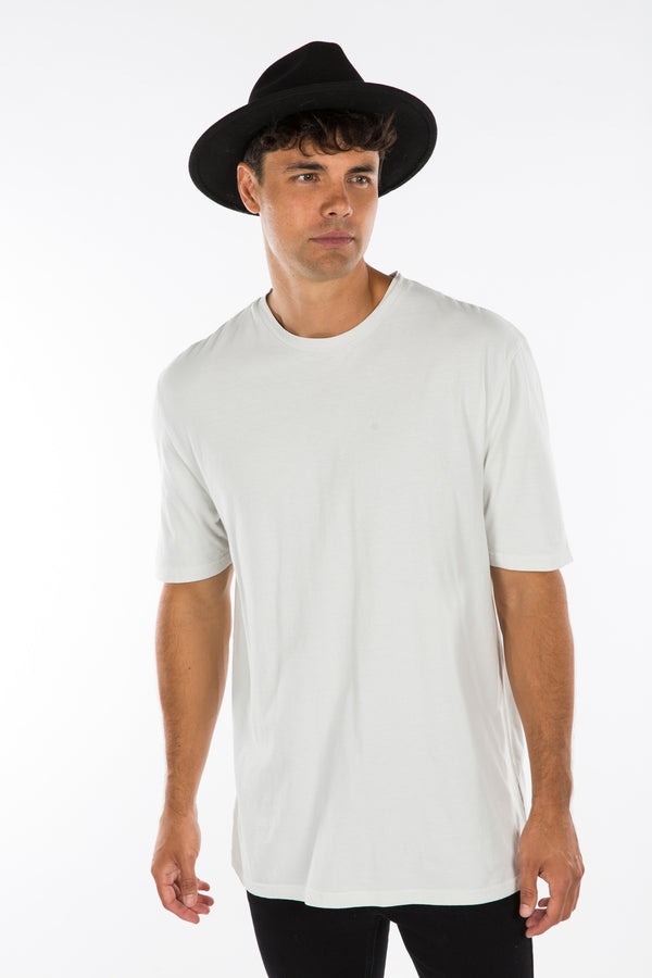 Mack Drop Sleeve Tee Cotton Ivory