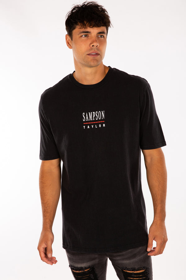 Washed Tee Taylor Black